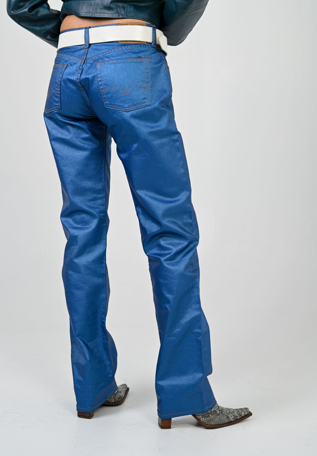 Cobalt Shimmer Pants