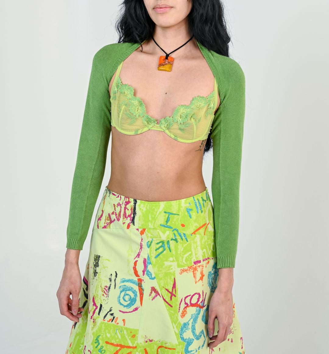 Moss Bolero Shrug
