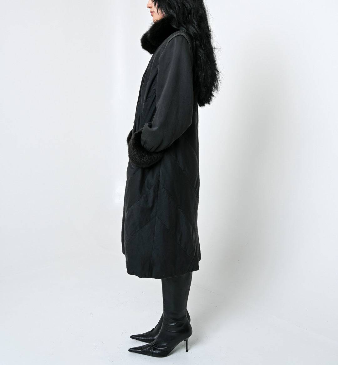 Fox Trim Coat