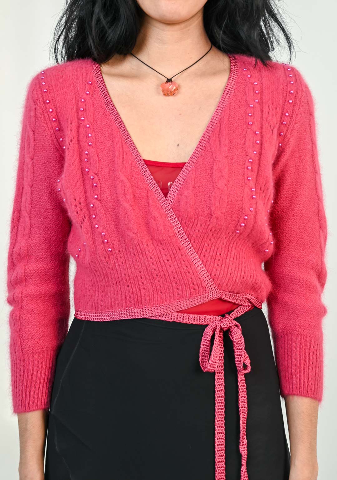Rosebud Angora Wrap