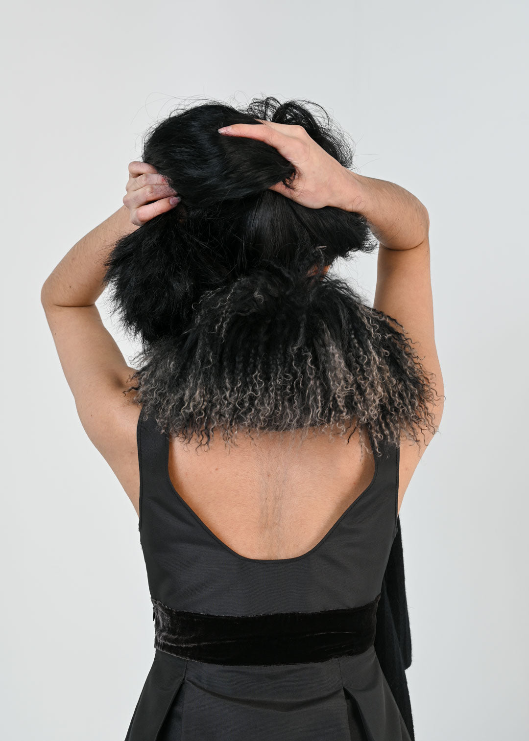 Mongolian Lamb Collar Scarf