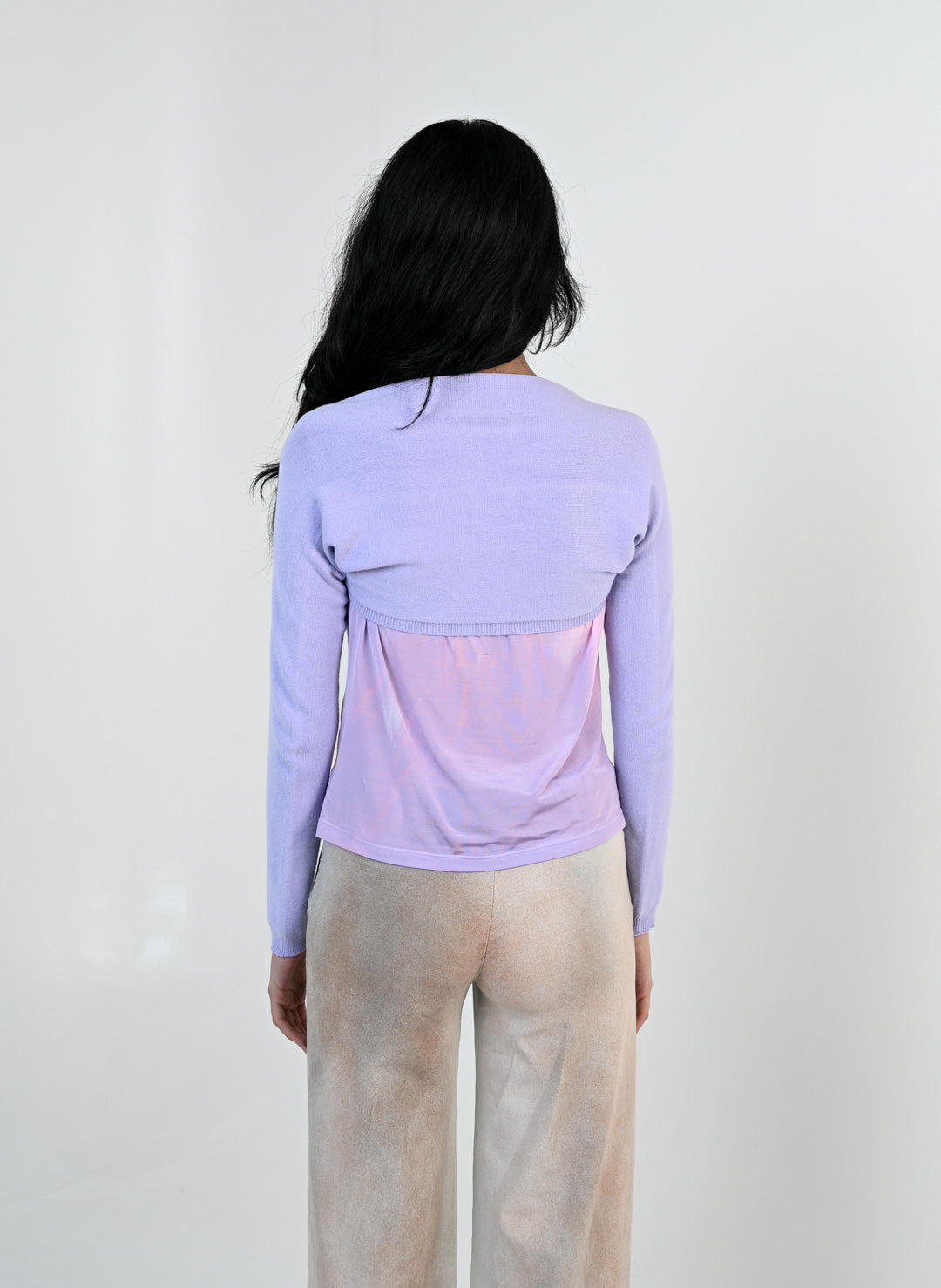 Lilac Bolero Shrug