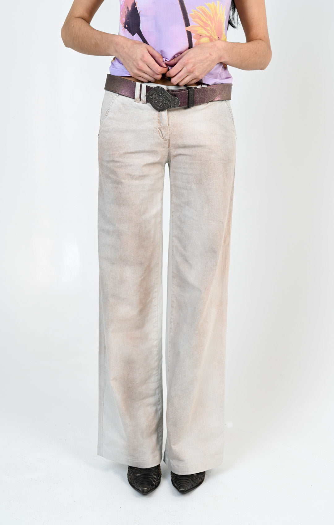 Versace Bronze Wash Pants