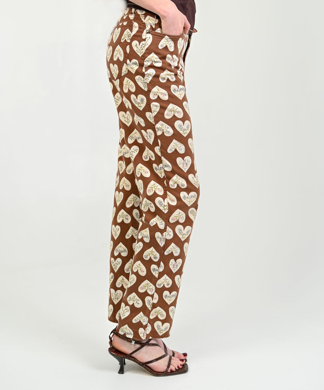 Moschino Heart Stamp Pants
