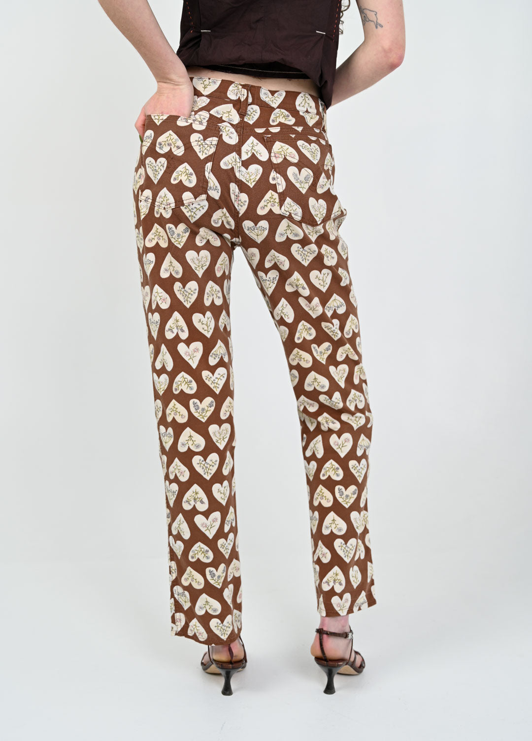 Moschino Heart Stamp Pants