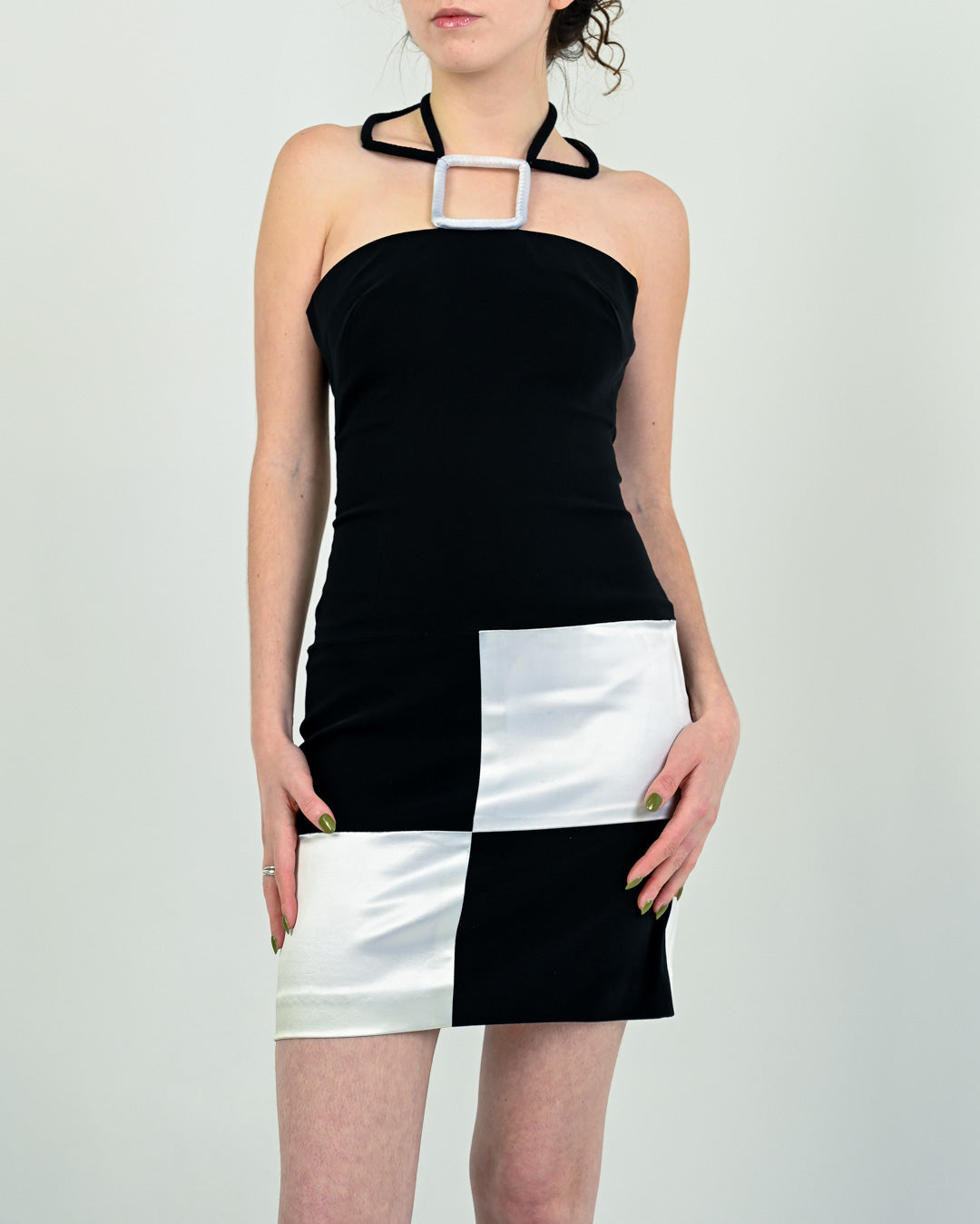 Checkerboard Party Dress