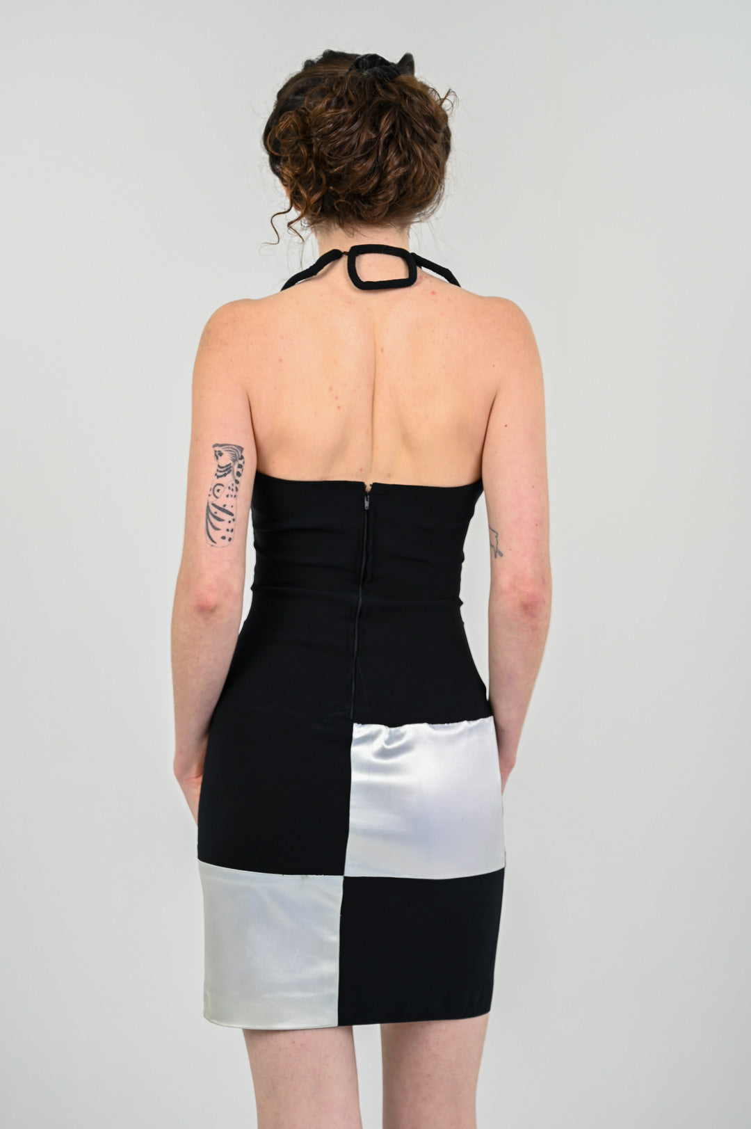 Checkerboard Party Dress