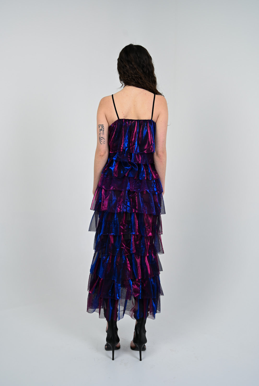 Ultraviolet Tiered Dress