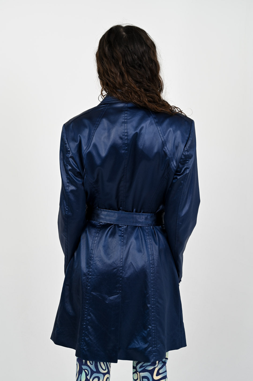 Versace Sapphire Trench Coat