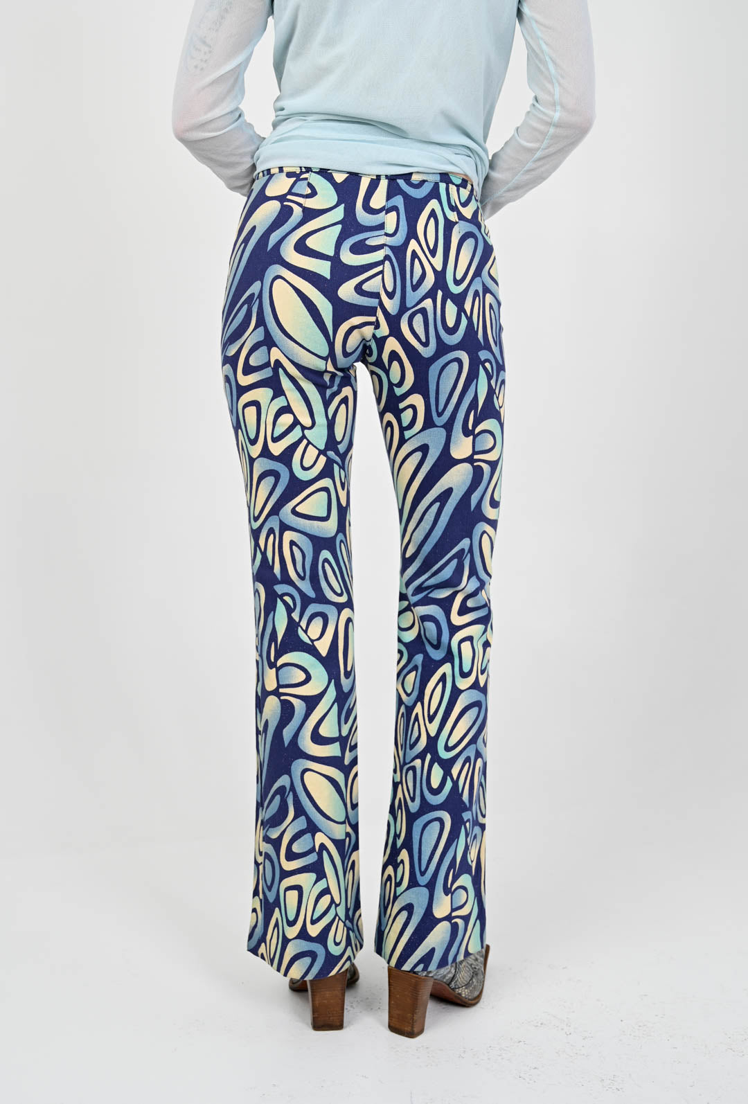 Azure Amoeba Pants