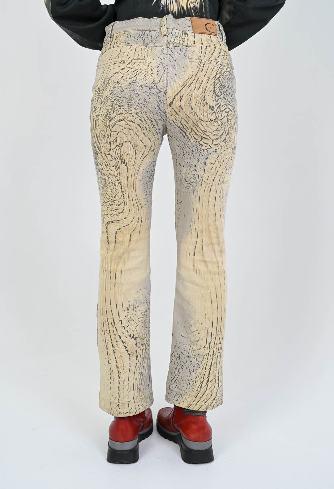 Roberto Cavalli Feather Pants