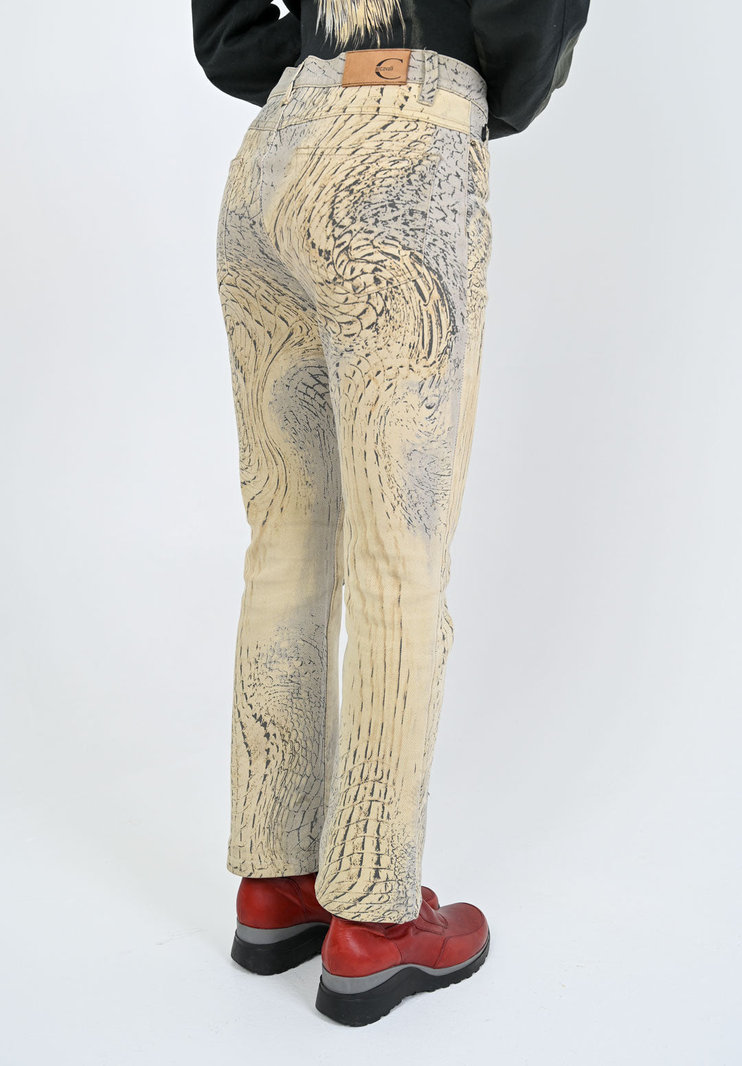 Roberto Cavalli Feather Pants