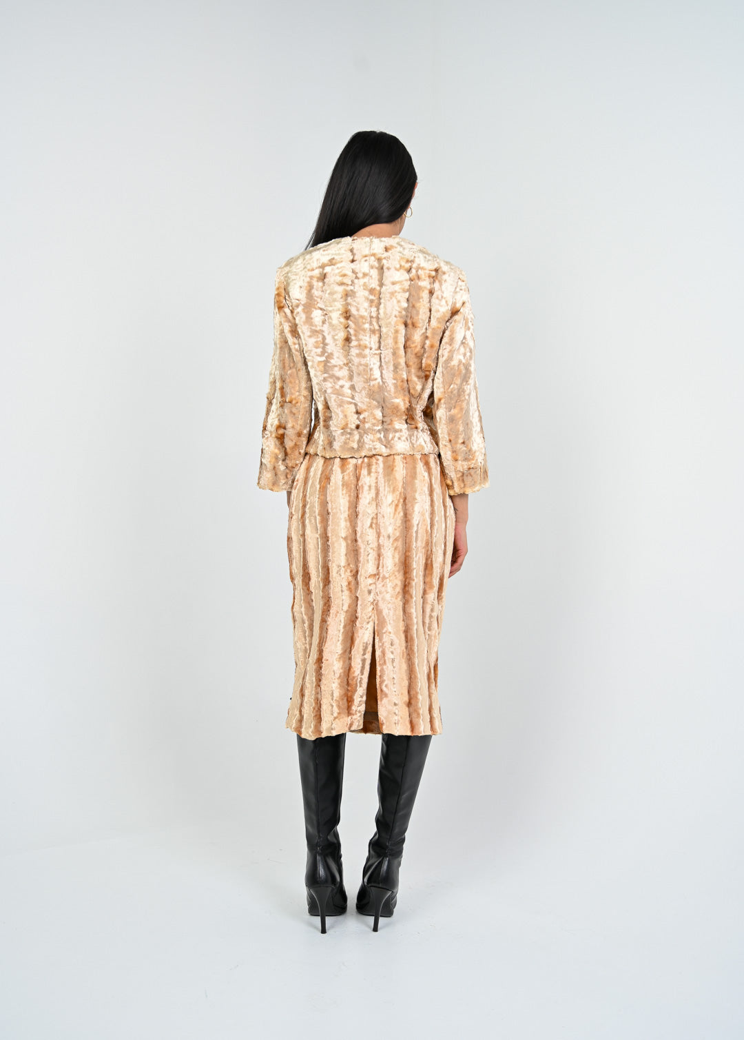 Miss Sixty Champagne Skirt Set