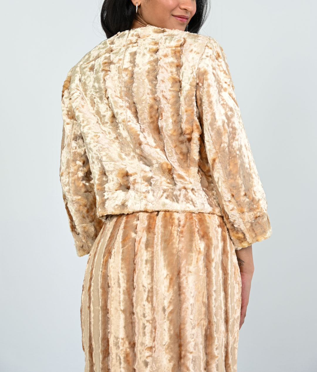 Miss Sixty Champagne Skirt Set
