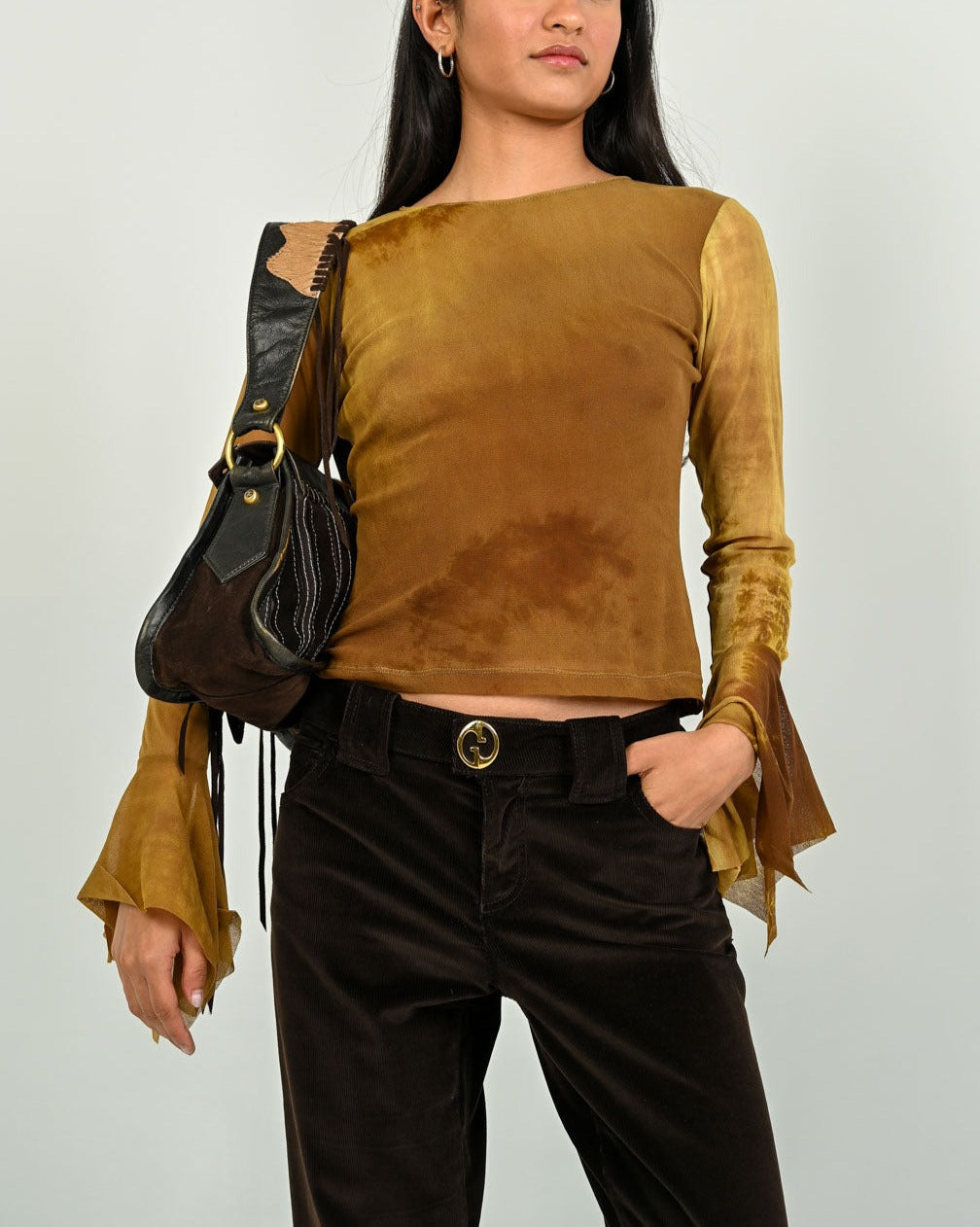 Cioccolato Fringe Purse