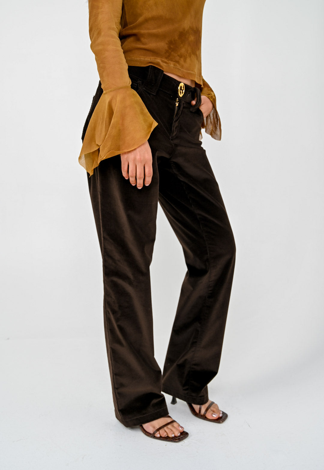Gucci Espresso Corduroy Pants