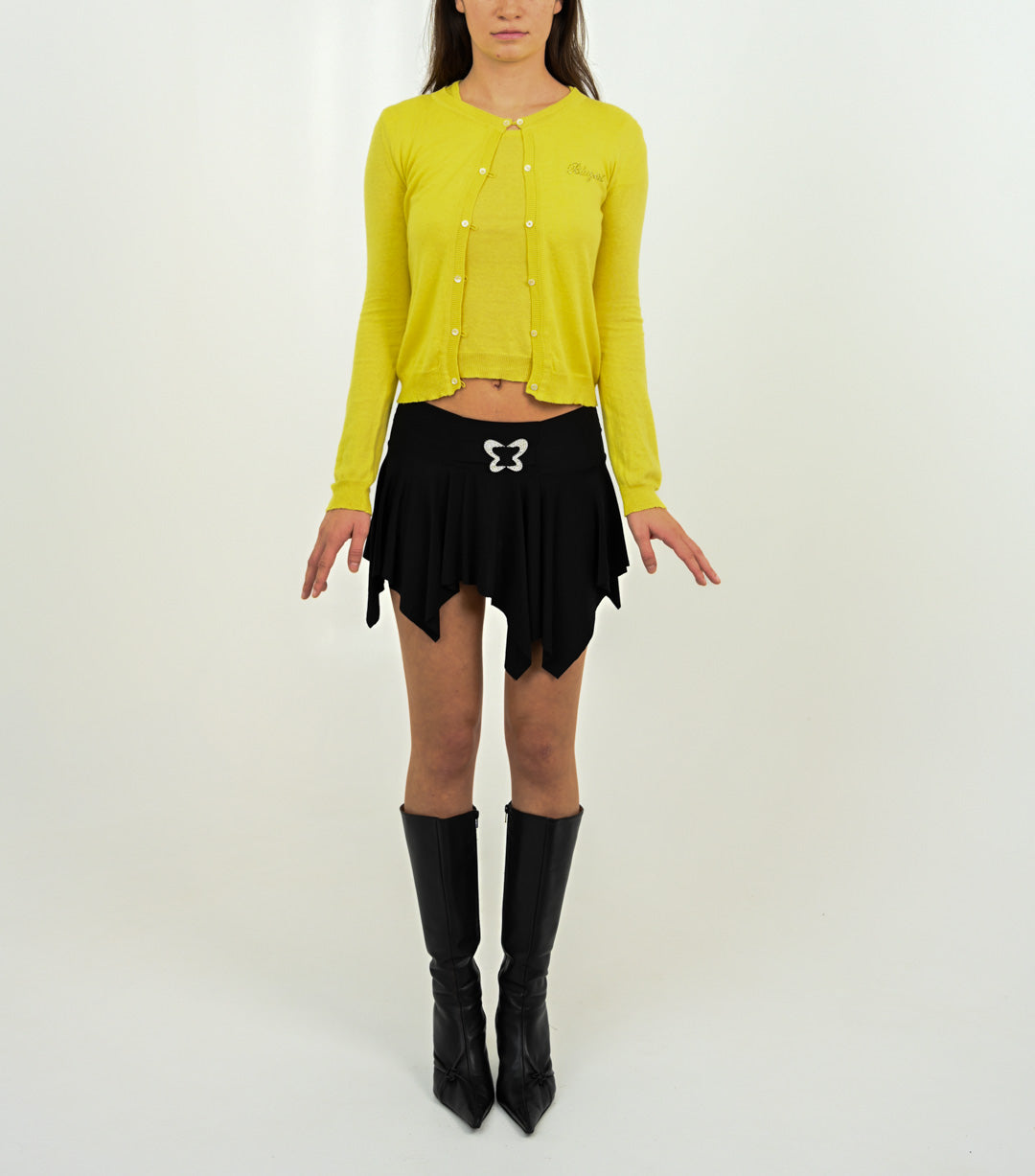 Blumarine Canary Sweater Set