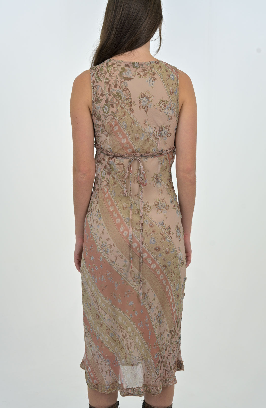 Silk Rosewood Sequin Dress