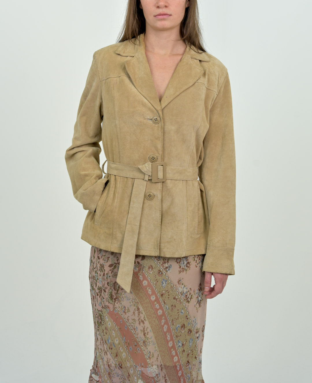 Oat Suede Jacket