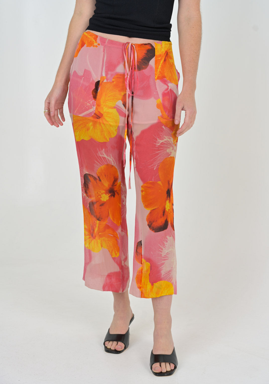 Spring 2002 Blumarine Silk Tropical Pants