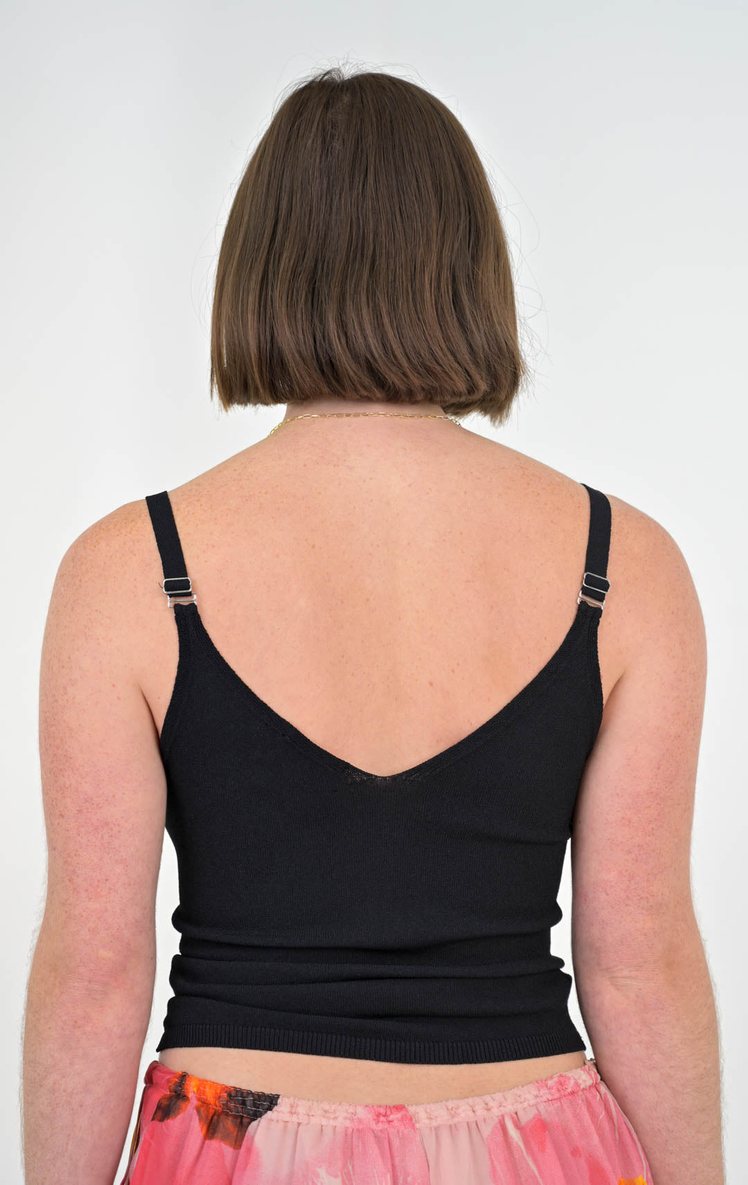 Jet Black Strappy Tank