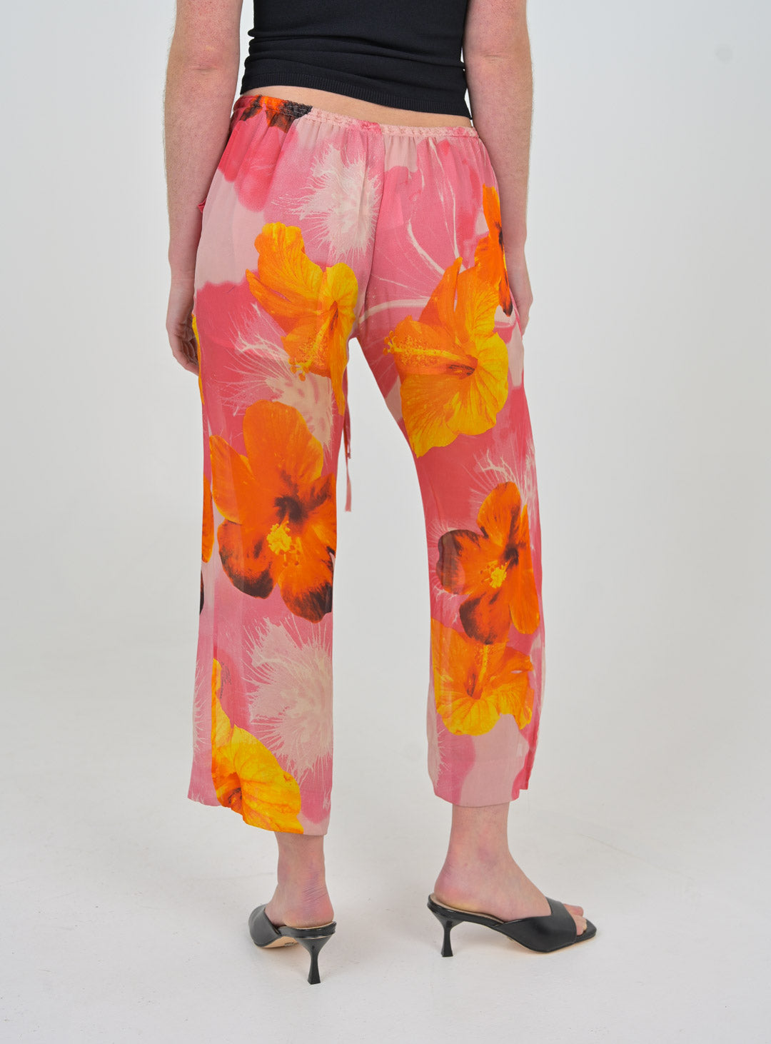 Spring 2002 Blumarine Silk Tropical Pants