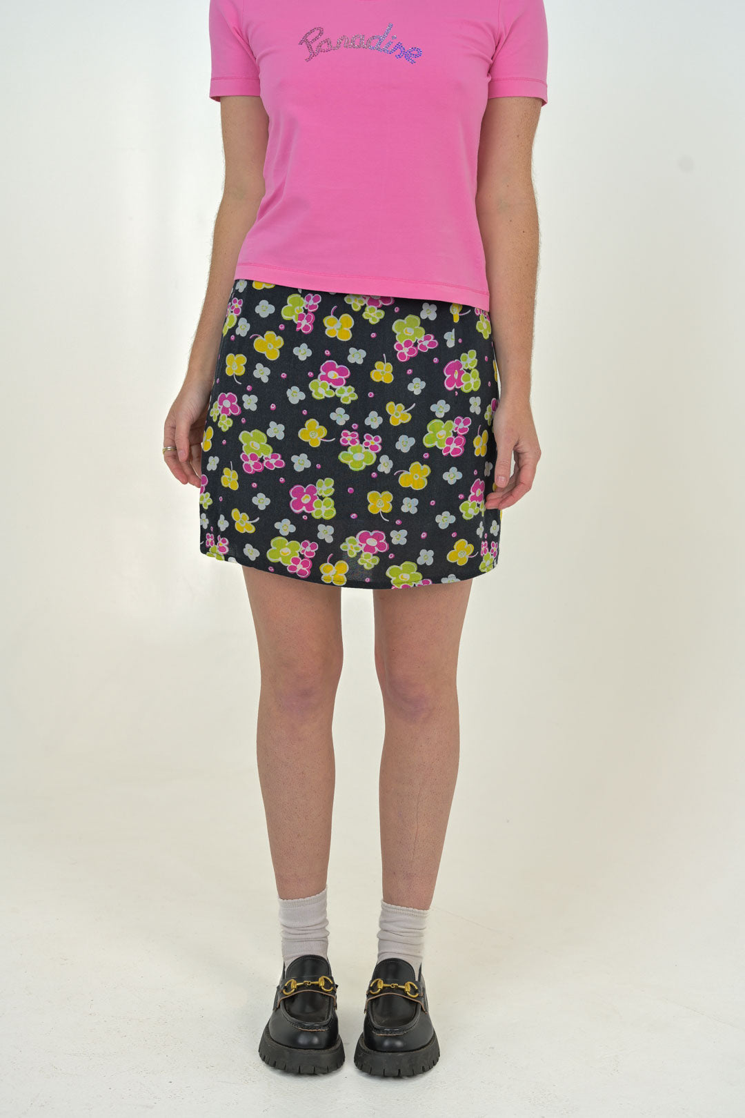 Floral Miniskirt