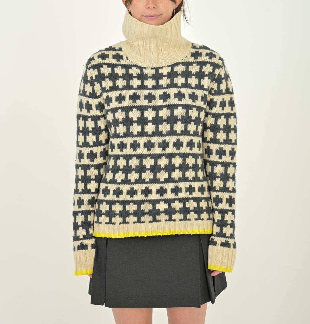 Wool Cross Stamp Knit