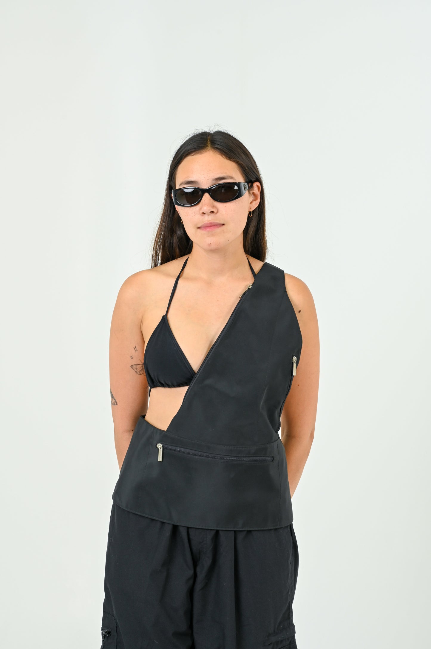 Nylon Cross Body Bag