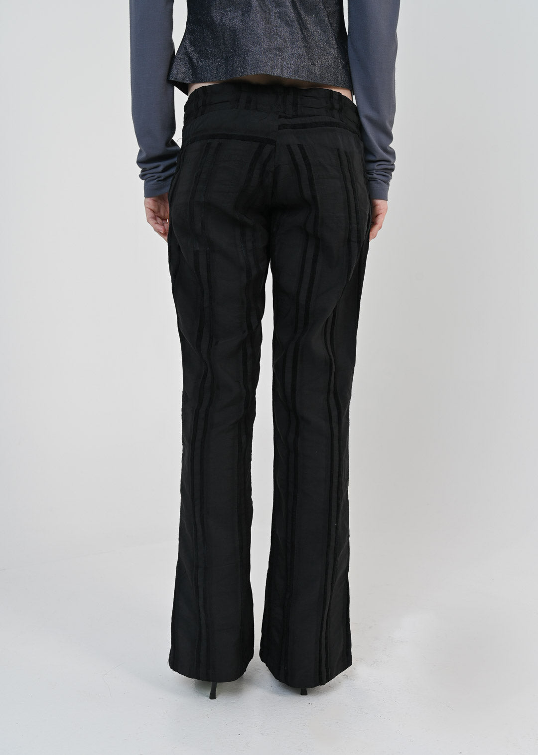 Dolce & Gabbana Nero Pinstripe Pants