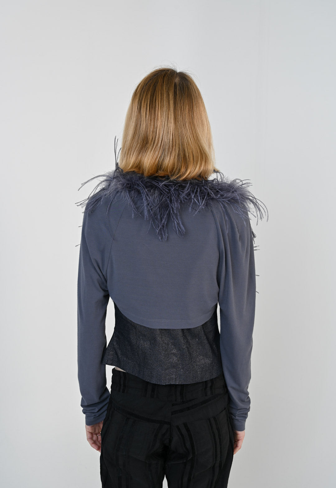 Fog Feather Shrug