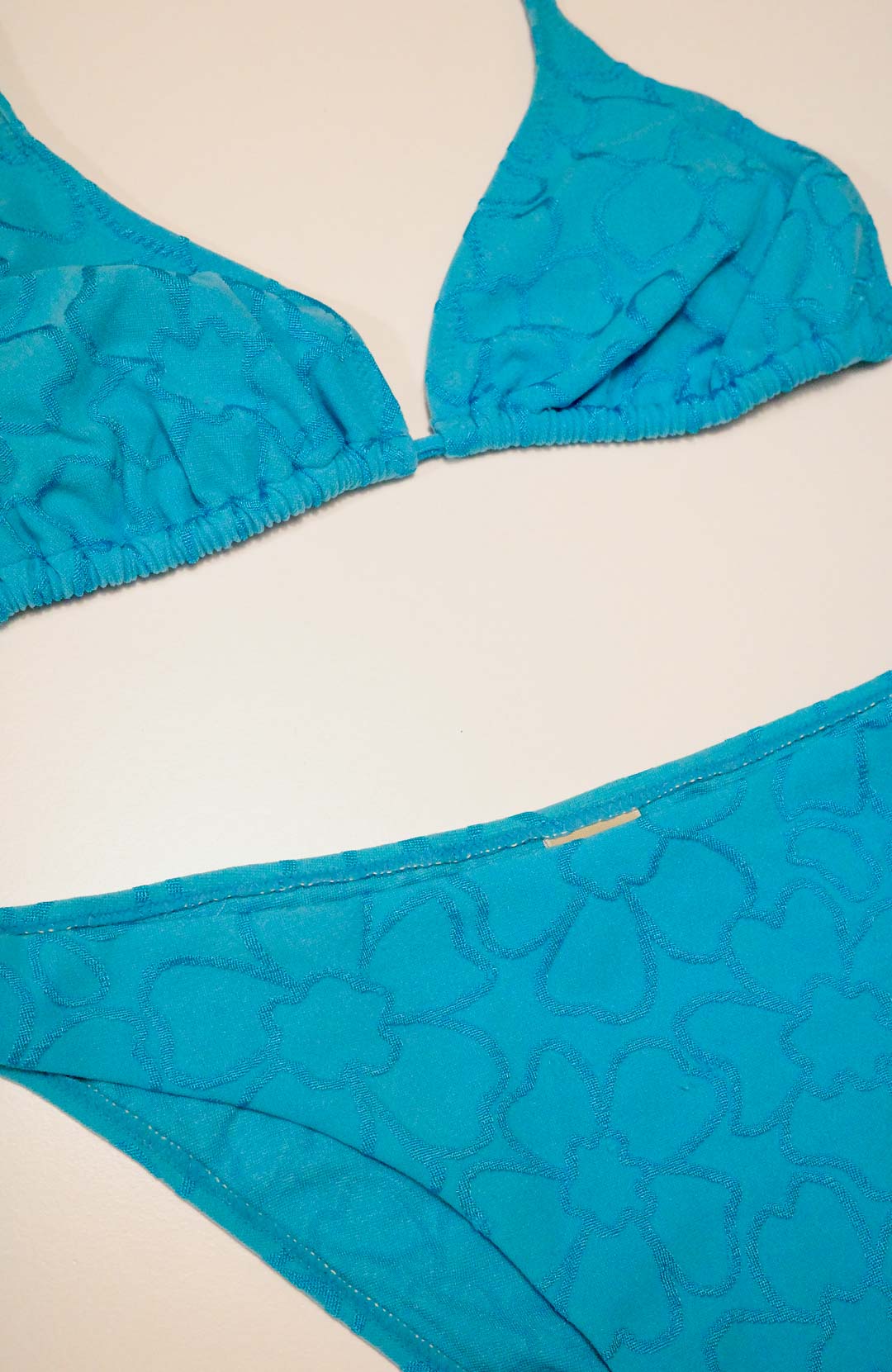 Turquoise Terrycloth Bikini