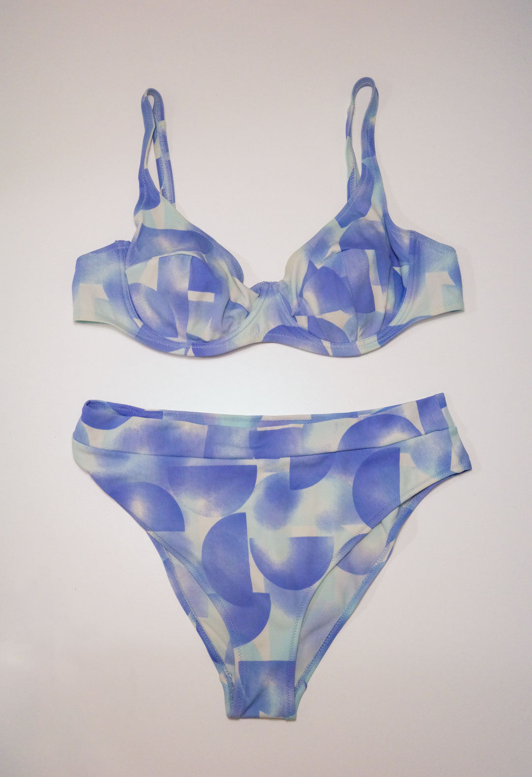 Cornflower Geometric Bikini