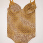 Leopard Tesselate Beaded Swimsuit