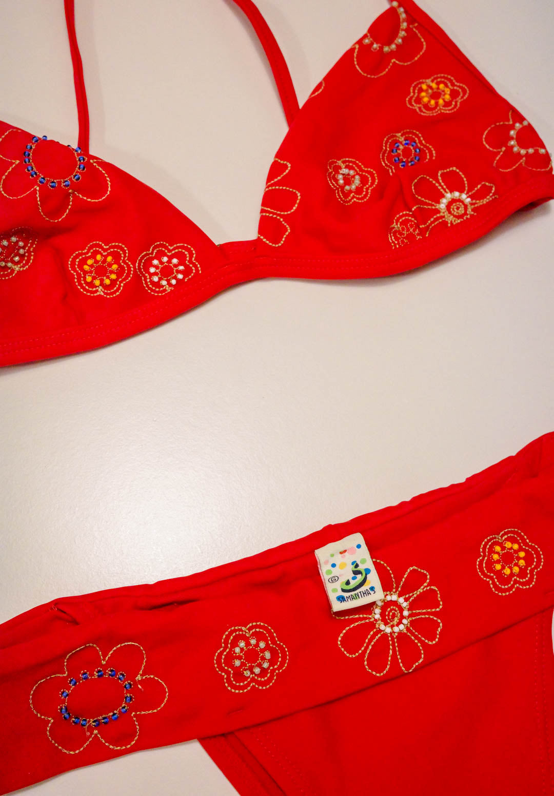 Scarlet Beaded Bikini