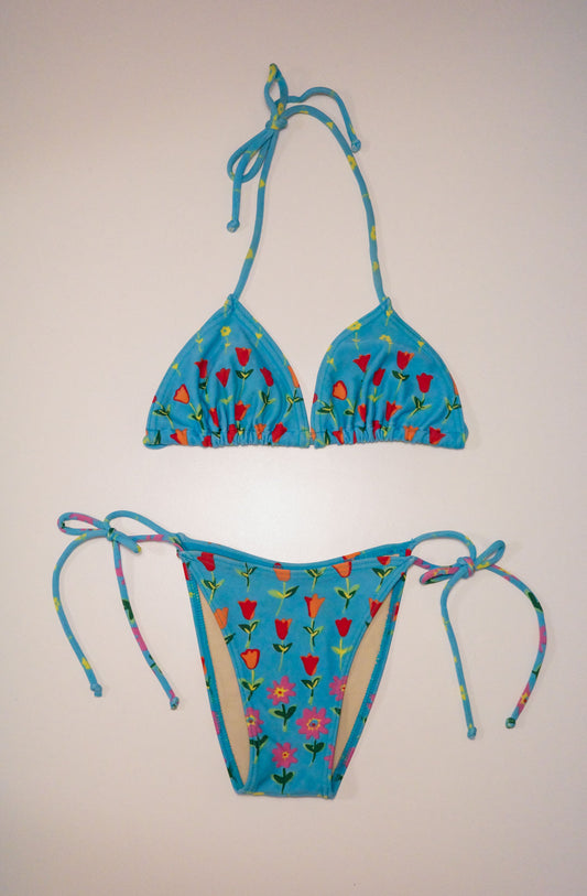 Turquoise Tulip Bikini
