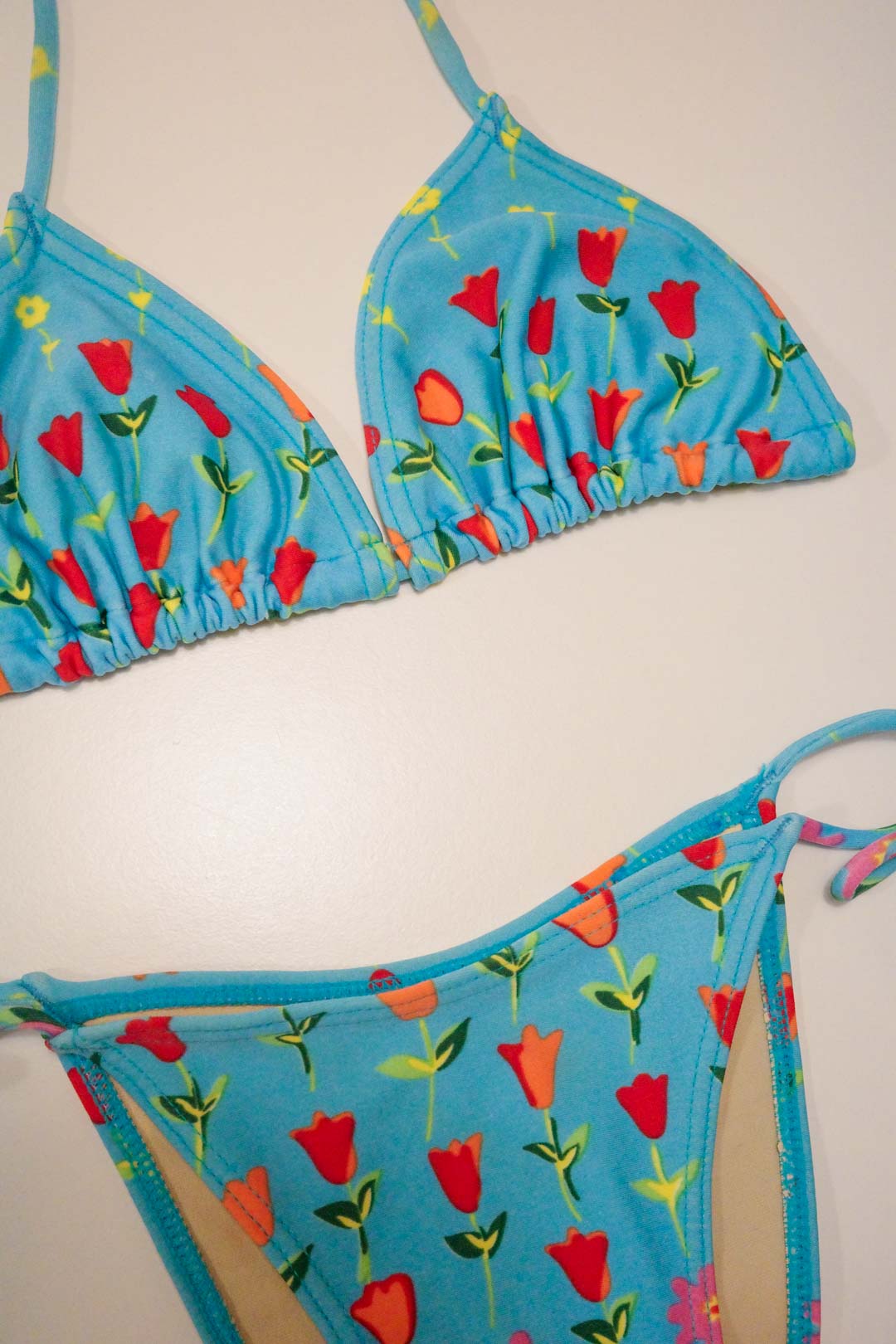 Turquoise Tulip Bikini