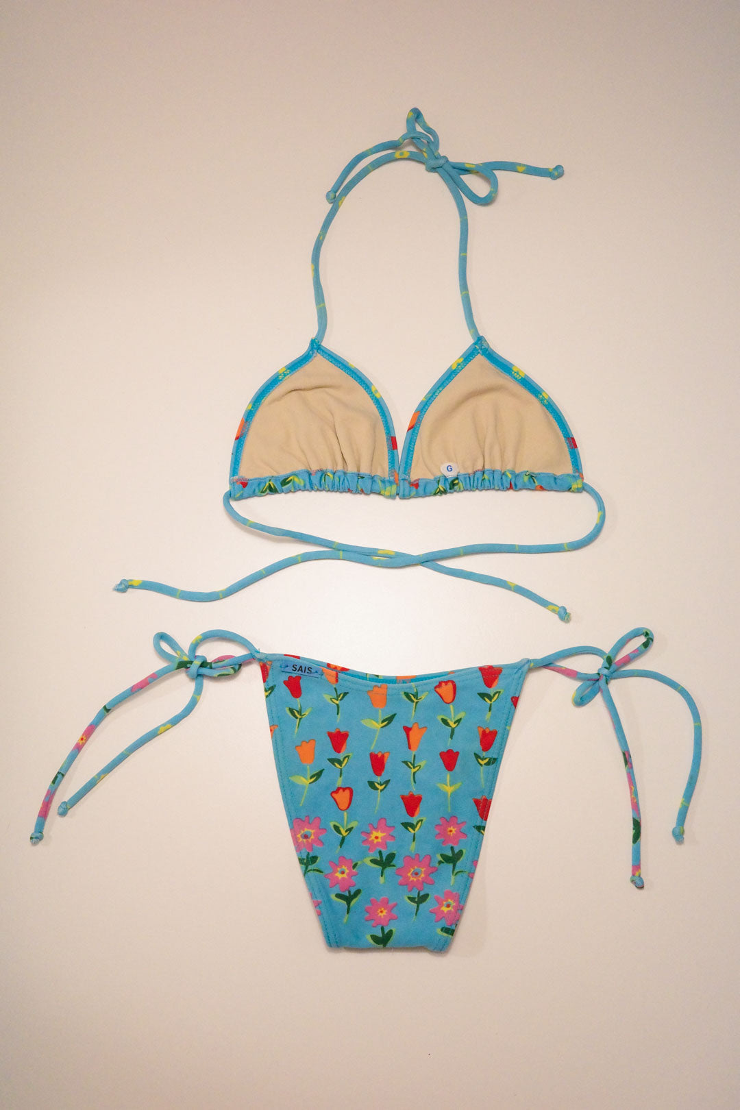 Turquoise Tulip Bikini