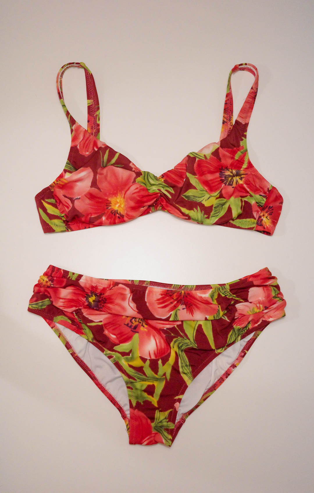 Crimson Poppy Bikini