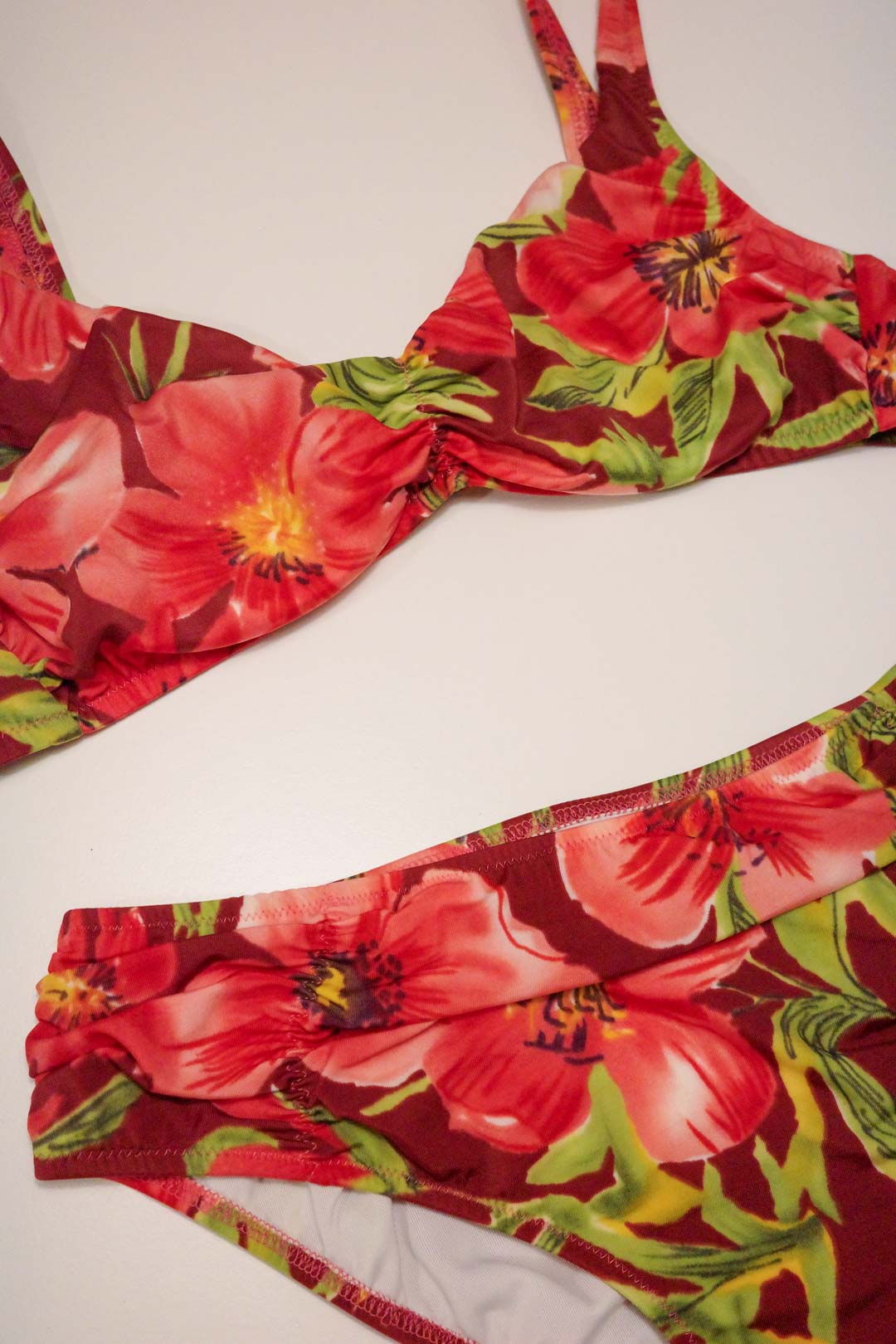Crimson Poppy Bikini