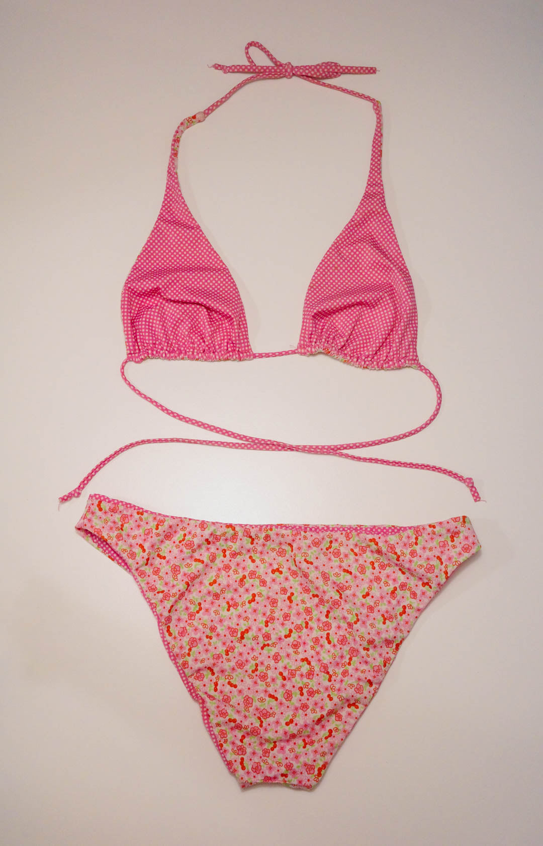 Peony Polka Dot Reversible Bikini