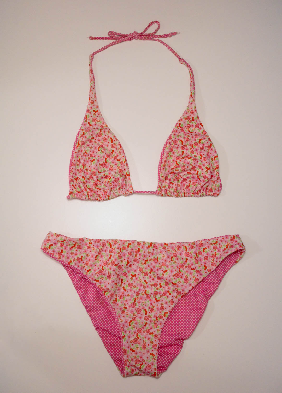 Peony Polka Dot Reversible Bikini