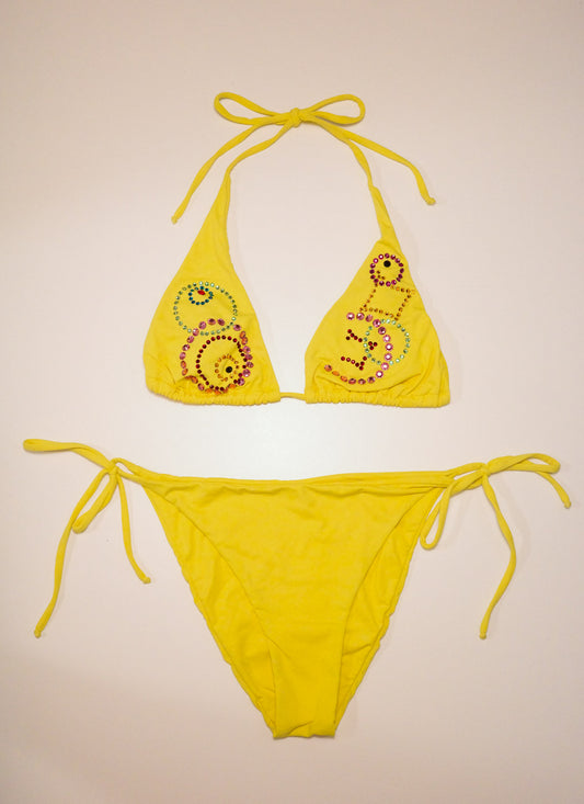 Canary Beaded Bikini
