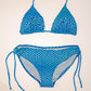 Azure Polka Dot Bikini