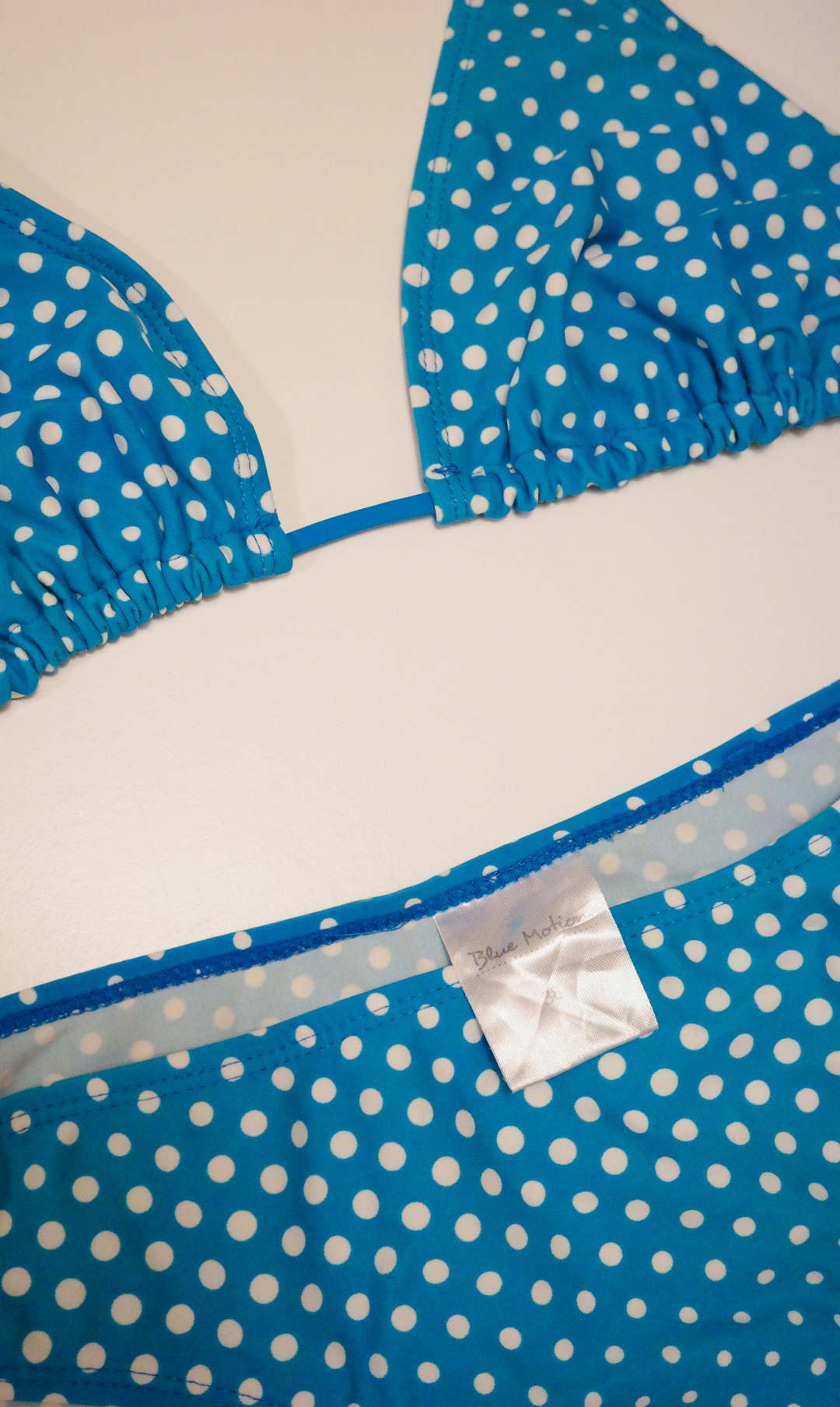Azure Polka Dot Bikini