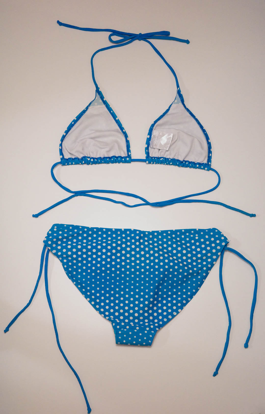 Azure Polka Dot Bikini