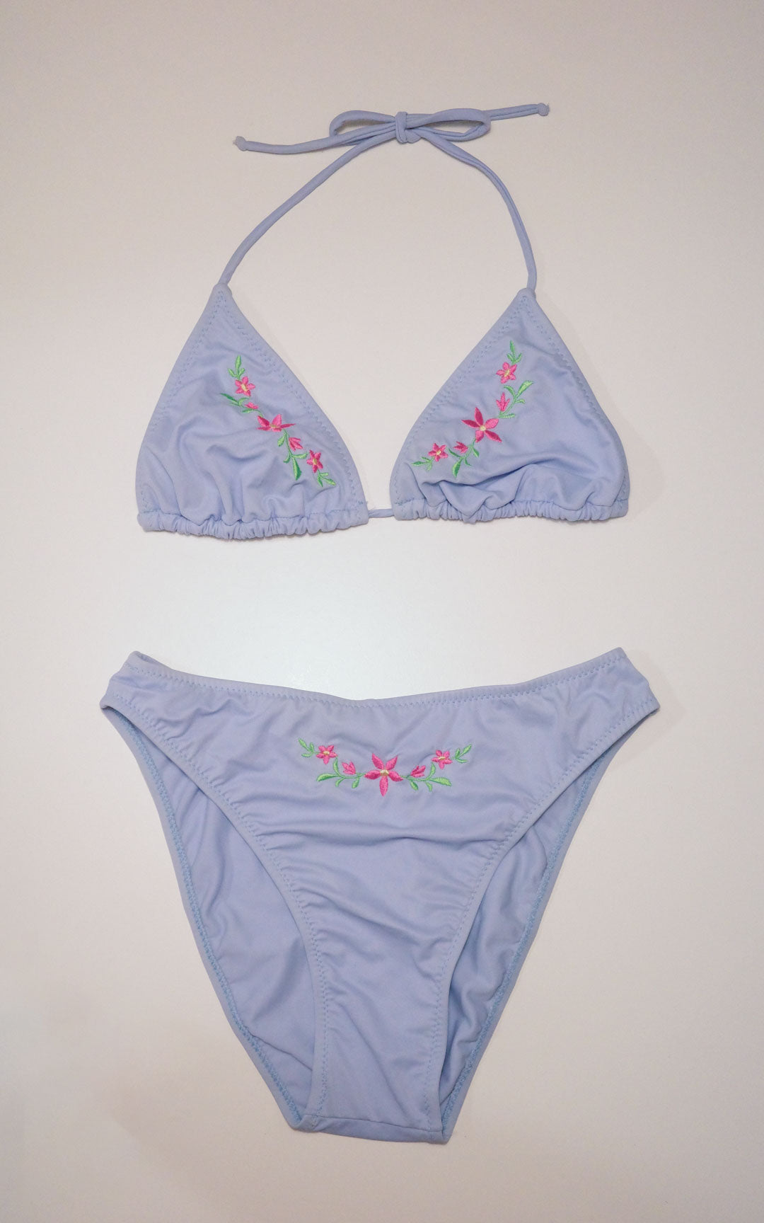 Periwinkle Embroidered Bikini