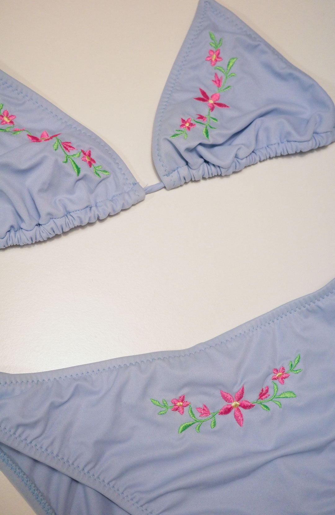 Periwinkle Embroidered Bikini