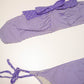 Lilac Stripe Bandeau Bikini