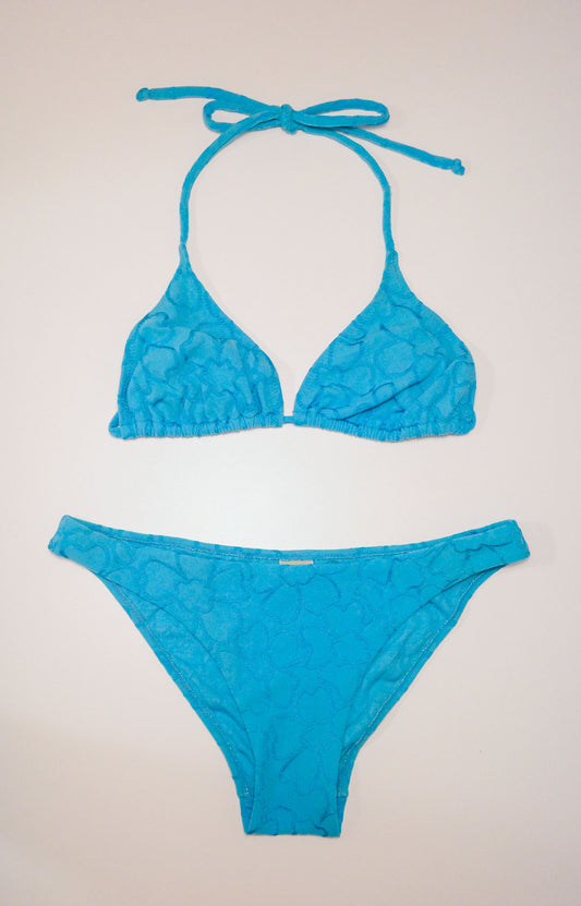 Turquoise Terrycloth Bikini